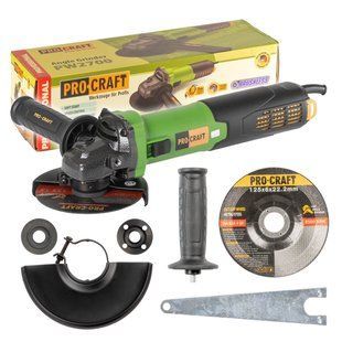 Углошлифовальная безщеточная машина Procraft PW2700 125 мм PW2700  фото
