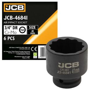 Головка торцевая ударная 3/4" 41 мм (12-гранная) JCB Tools JCB-46841 59857 фото