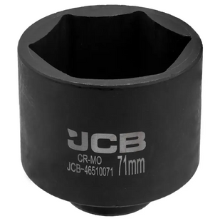 Головка торцевая глубокая ударная 3/4" 71 мм (6-гранная) JCB Tools JCB-46510071 65591 фото