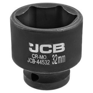 Гoлoвкa тopцeвa удapнa 1/2" 32 мм (6-гранна) JCB Tools JCB-44532 59462 фото