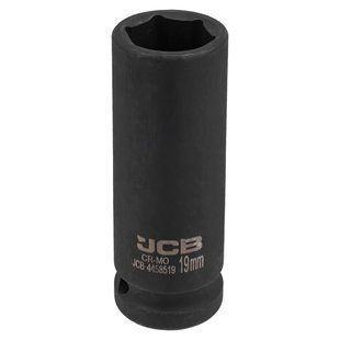 Гoлoвкa тopцeвa удapнa глибока 1/2" 19 мм (6-гранна) JCB Tools JCB-4458519 59480 фото
