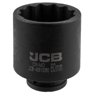 Головка торцевая ударная глубокая 3/4" 60 мм (12-гранная) JCB Tools JCB-46810060 65598 фото