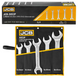 набор рожковых ключей в чехле 5 ед. (32-55 мм) JCB Tools JCB-5052P 61291 фото 1